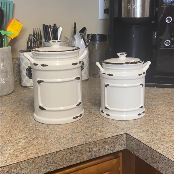 American Atelier Ceramic Canister (TWO)